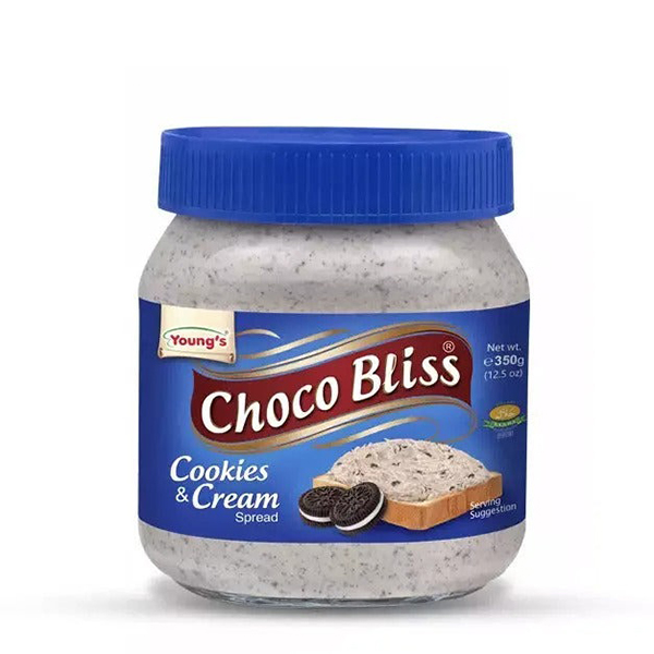 Young's Choco Bliss Cookies & Cream Spread 350g