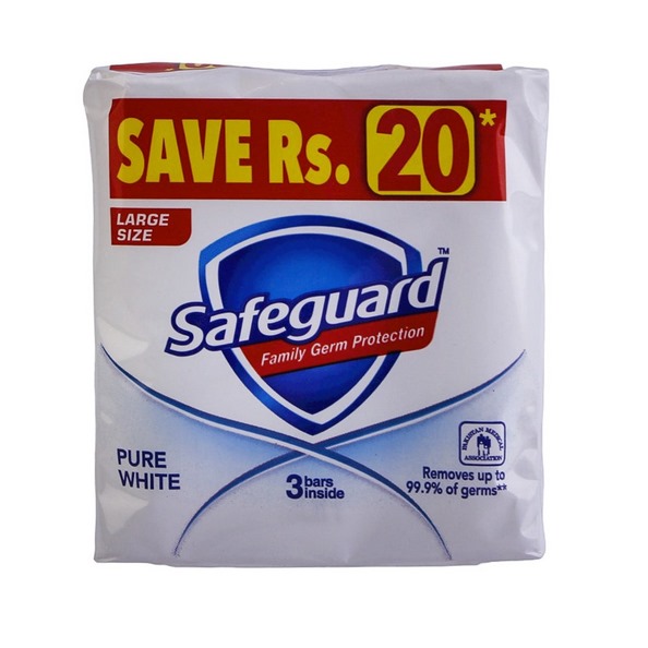 Safeguard White 3 Pieces x 135g