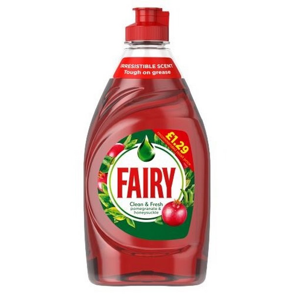 Fairy Clean & Fresh Pomegranate & Honeysuckle 383ml