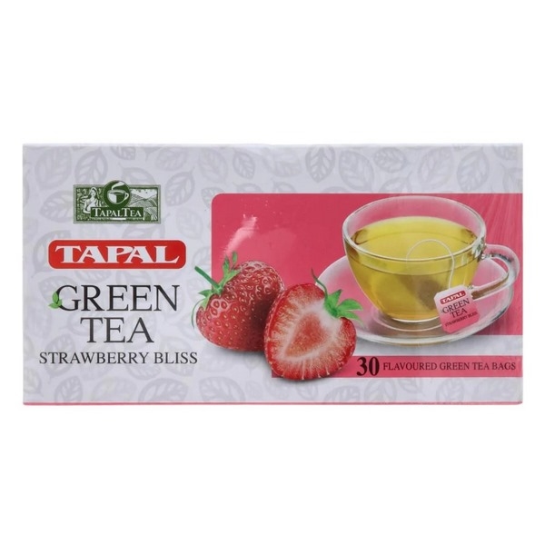 Tapal Green Tea Strawberry Bliss Tea Bags 30 Pieces