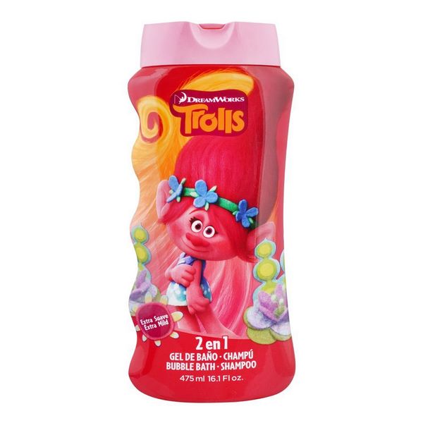 Lorenay Trolls 2 in 1 Bath & Shampoo 475ml