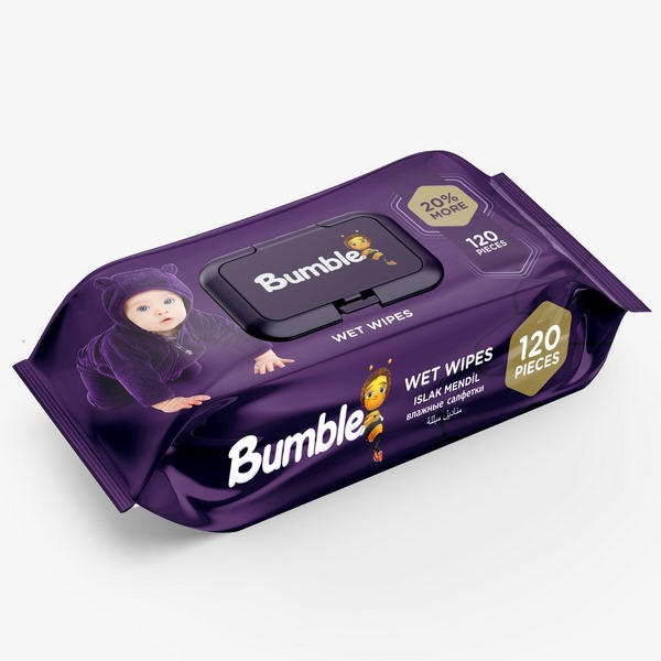 Bumble Wet Wipes Baby Scented 120 Pieces