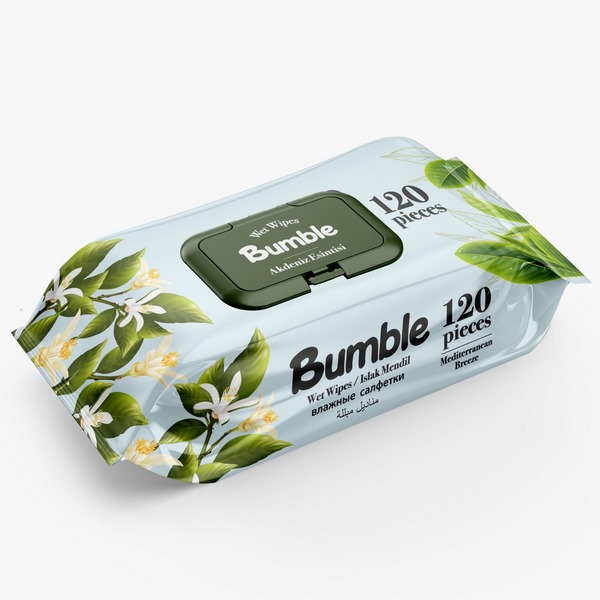 Bumble Wet Wipes Mediterranean Breeze 120 PIeces