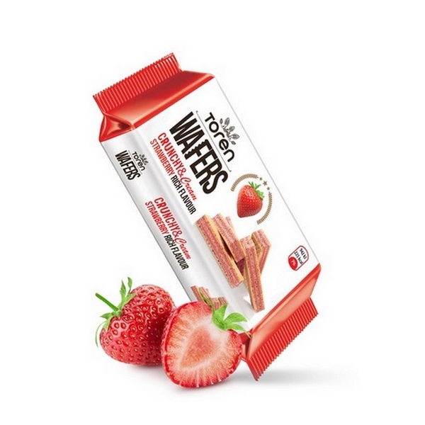Toren Wafers Strawberry Cream (Imported) 55g