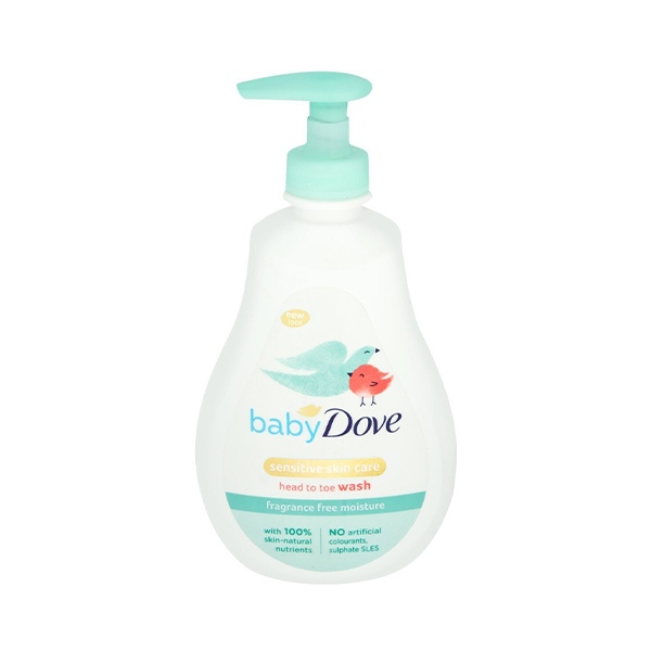 Baby Dove Sensitive Moisture Head To Toe Wash 400ml