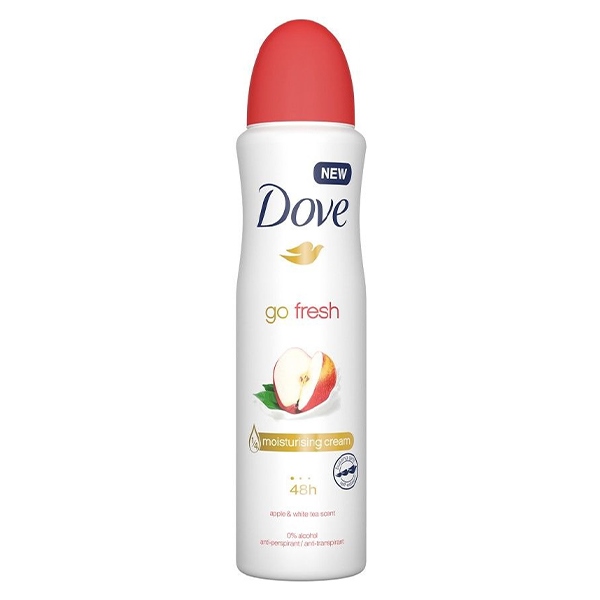 Dove Body Spray Women Apple & White Tea Scent (Imported) 250ml
