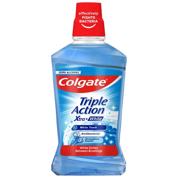 Colgate Mouth Wash Triple Action Xtra + White 500ml