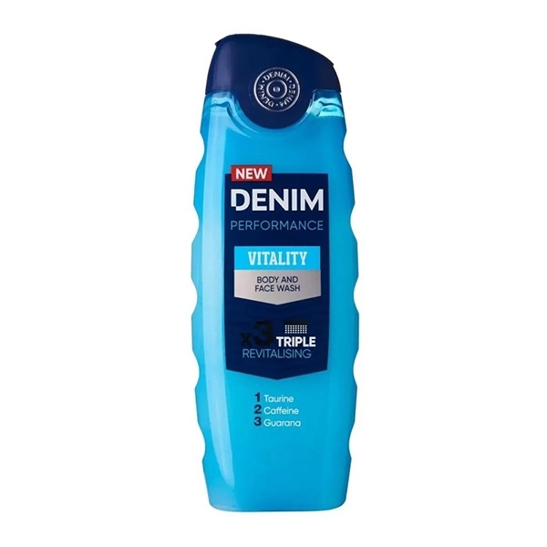 Denim Performance Vitality Body & Face Wash 250ml