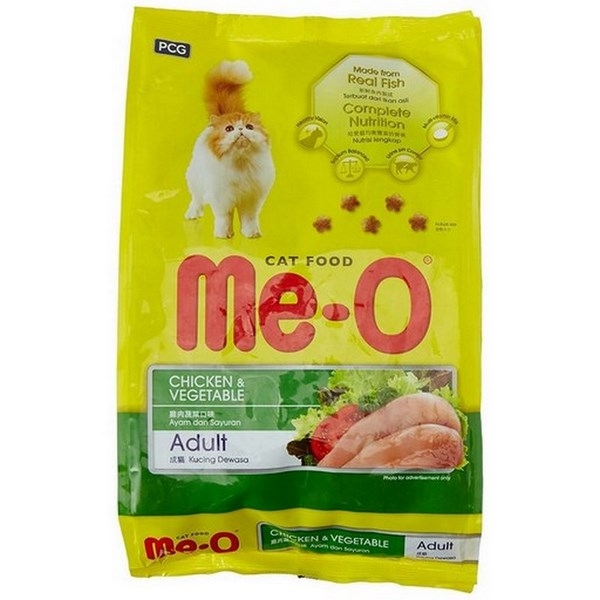 Me-O Cat Food Adult Chicken & Vegetable 450g