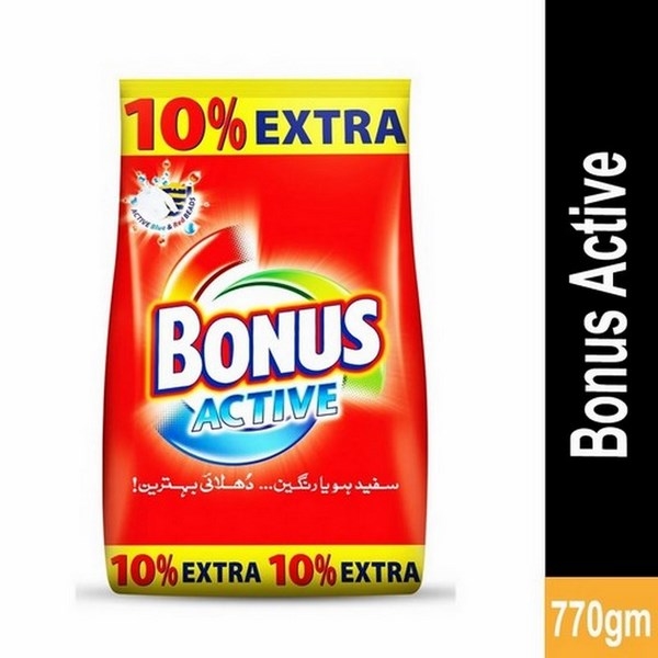 Bonus Active Detergent Washing Powder 770g