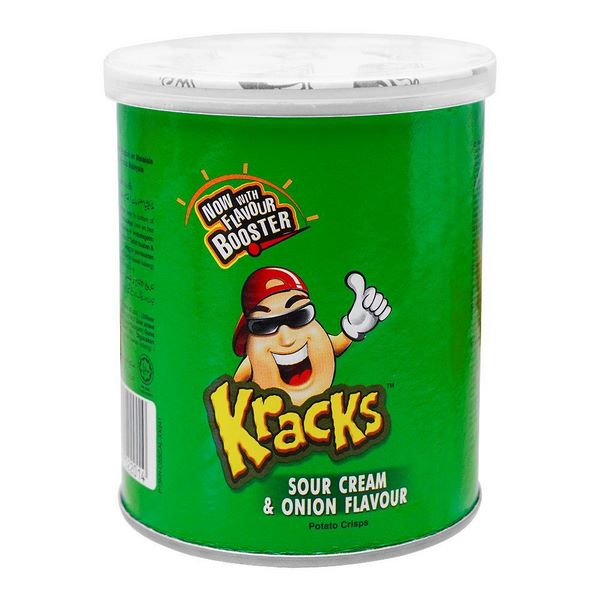 Kracks Potato Chips Sour Cream & Onion Flavor 45g