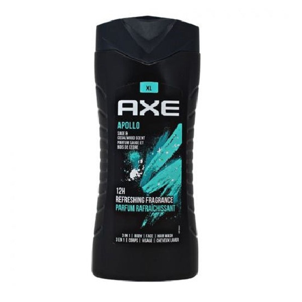 Axe Xl Apollo Sage & Cedarwood 3 in 1 Body 1 Unit