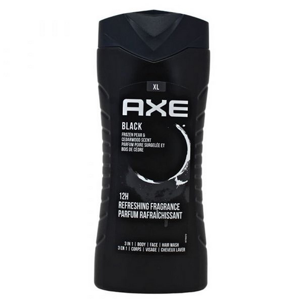Axe Black 3 in 1 Body Face Hair Wash 1 Unit