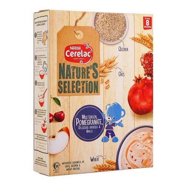 Cerelac Nature's Selection Multigrain, Pomegranate 350g