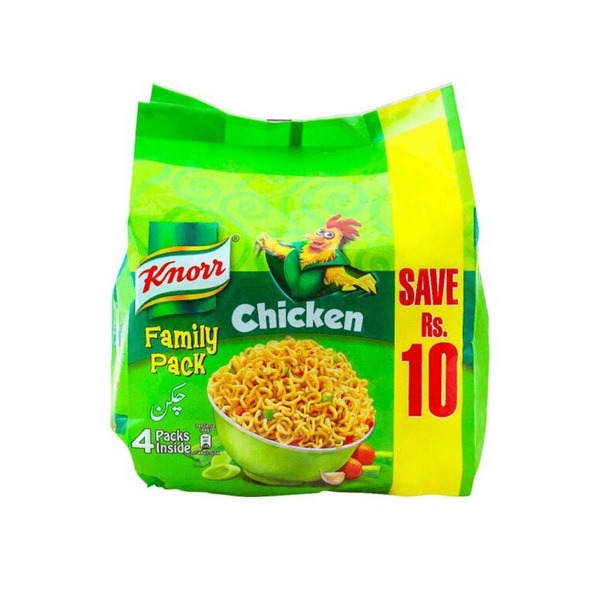 Knorr Noodles Chicken Family PackÂ (4 Pieces) 200g
