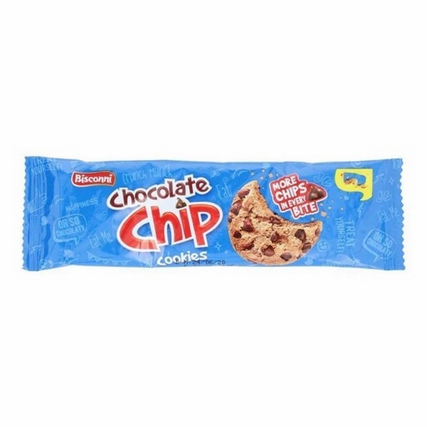 Bisconni Chocolate Chip Cookies Half Roll 46.8g