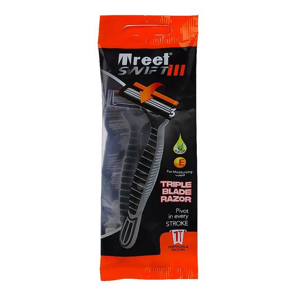 Treet (Swift III) Triple Blade Razor Disposable 1 Piece