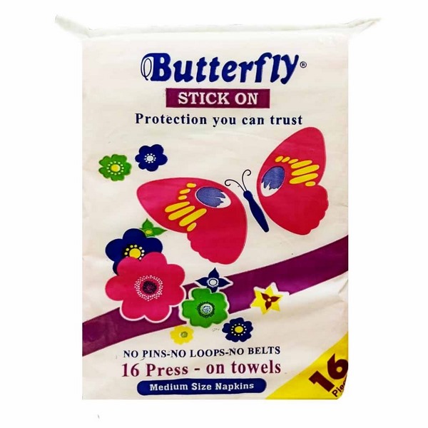 Butterfly Sanitary Pads Long 16 Pieces