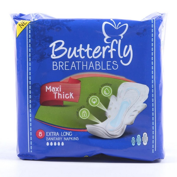 Butterfly Maxi Thick XXL 8 Pieces