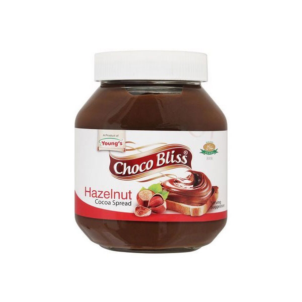 Choco Bliss Chocolate Spread Hazelnut Glass Jar 675g