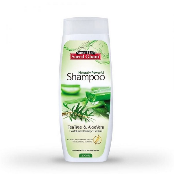Saeed Ghani Tea Tree & Aloevera Shampoo 200ml