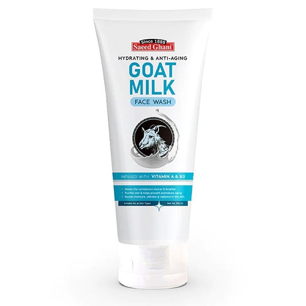 Saeed Ghani Hydrating & Anti-Aging Goat Milk Face Wash 100ml