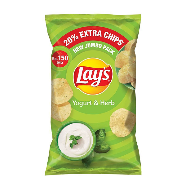 Lay's Potato Chips Yogurt & Herb Jumbo Pack 1 Packet