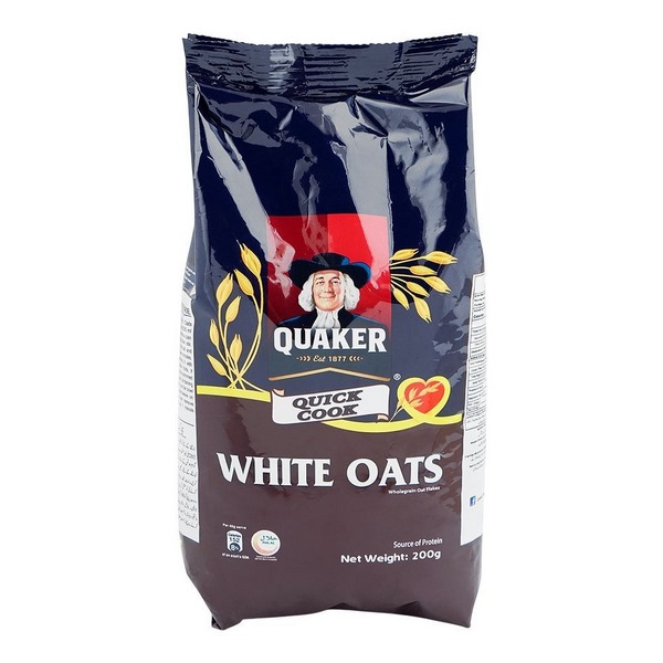 Quaker White Oats  (Pouch) 200g