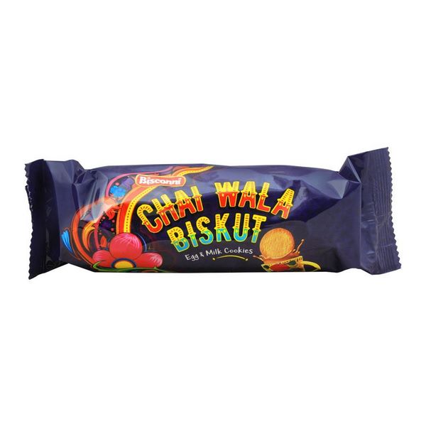 Bisconni Chai Wala Biskut Egg & Milk Cookies Half Roll Box 6 Pieces