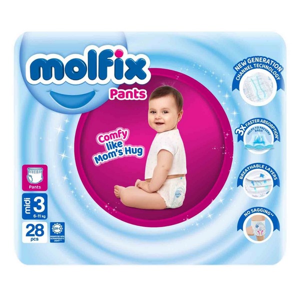 Molfix Pants Midi Twin 28 Pieces