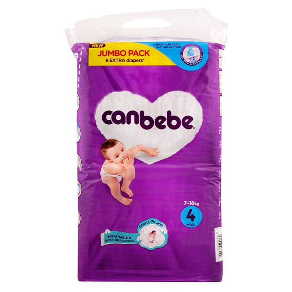 Canbebe Maxi Diaper (No 4) 50 Pieces