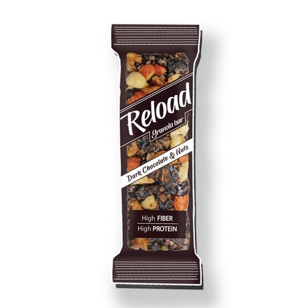 Reload Granola Bar Dark Chocolate & Nuts 40g