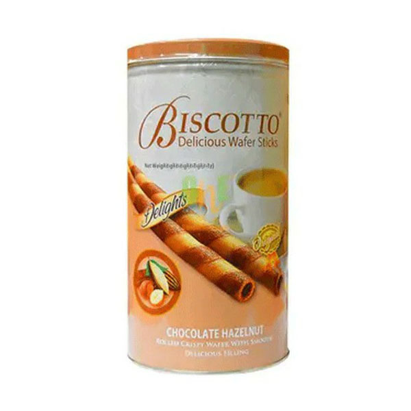 Biscotto Wafer Sticks Chocolate Hazulnut Tin 125g
