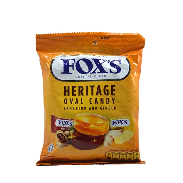 Fox's Heritage Oval Candy Tamarind & Ginger  125g