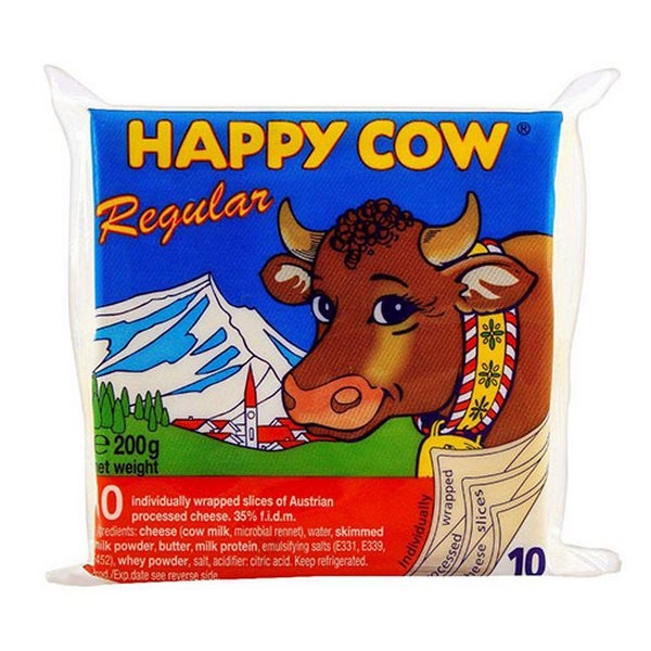 Happy Cow Regular Slice Imported 200g