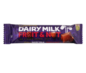CADBURY DAIRY MILK FRUIT & NUT 38GM LOCAL