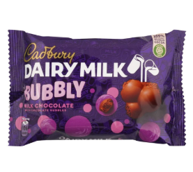 CADBURY DAIRY MILK BUBBLY MILK CHO 40G LOCAL