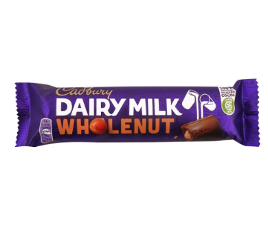 CADBURY DAIRY MILK WHOLENUT 45G