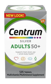 CENTRUM SILVER ADULTS 50+ 125TAB IMP