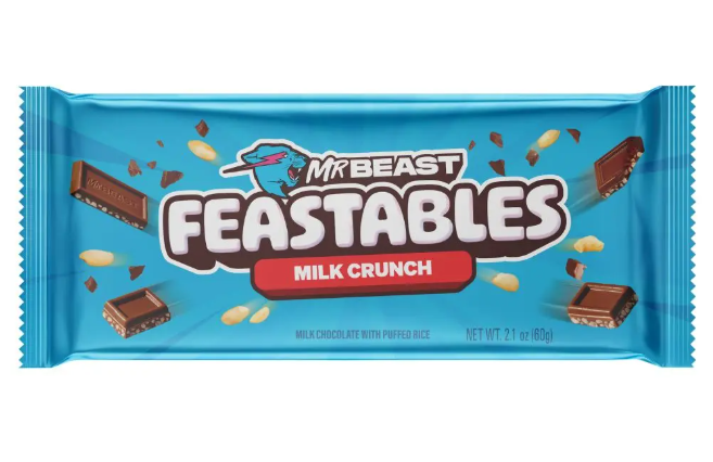 FEASTABLES MR BEAST MILK CRUNCH 60GM