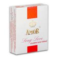 AMOR LONG-LOVE 3CONDOMS SMALL