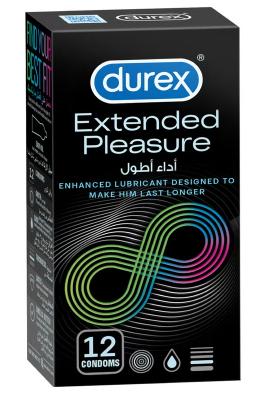 DUREX EXTENDED PLEASURE 12CONDOMS UK