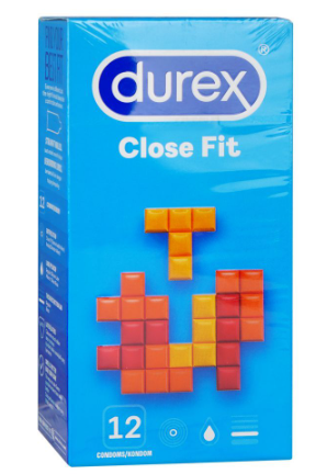 DUREX CLOSE FIT 12CONDOMS