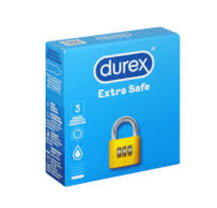 DUREX EXTRA SAFE 3CONDOMS