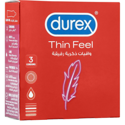 DUREX FEEL THIN (3 CONDOMS)