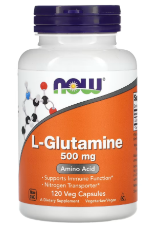 NOW L-GLUTAMINE 500MG 120VEG CAPSULE