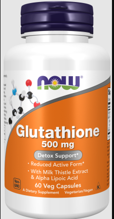 NOW GLUTATHIONE 500MG 60VEG CAPSULES