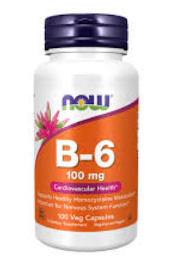 NOW B-6 100MG 100VEG CAPSULES