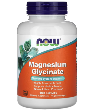 NOW MAGNESIUM GLYCINATE 180TABLETS