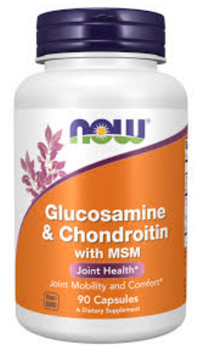 NOW GLUCOSAMINE & CHONDROITIN WITH MSM 90CAPSULE